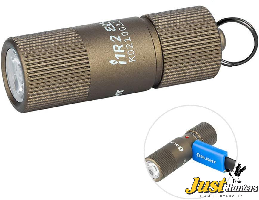 Buy OLIGHT i1R 2 EOS 150 Lumens Tiny Rechargeable Keychain Flashlight EDC Desert Tan Online Best Price in Pakistan