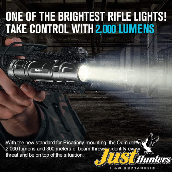 OLIGHT Odin 2000 Lumens Picatinny Rail Mounted Rechargeable Tactical Flashlight OLIGHT Odin 2000 Lumens Picatinny Rail Mounted Rechargeable Tactical Flashlight