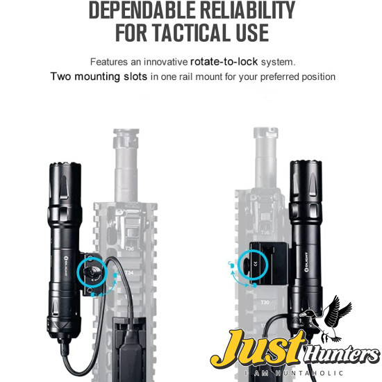 OLIGHT Odin 2000 Lumens Picatinny Rail Mounted Rechargeable Tactical Flashlight OLIGHT Odin 2000 Lumens Picatinny Rail Mounted Rechargeable Tactical Flashlight