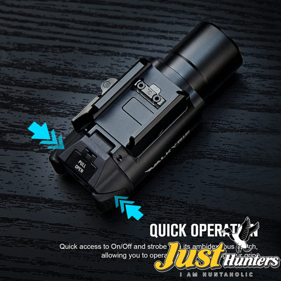 OLIGHT Valkyrie Turbo LEP Tactical Flashlight 530 Meters Long-Range Distance OLIGHT Valkyrie Turbo LEP Tactical Flashlight 530 Meters Long-Range Distance