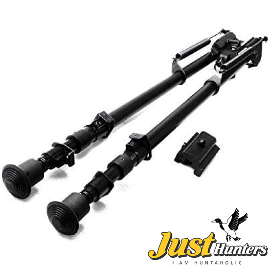 Heavy Duty Long Bipod 16-27-Inch with Free Picatinny Rail Adaptor