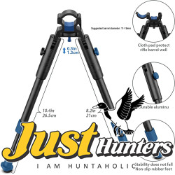 Clamp on Bipod for Rifles and Airguns 12-16 inch Tactics Barrel Bipod Adjustable Height