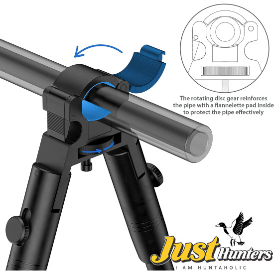 Clamp on Bipod for Rifles and Airguns 12-16 inch Tactics Barrel Bipod Adjustable Height
