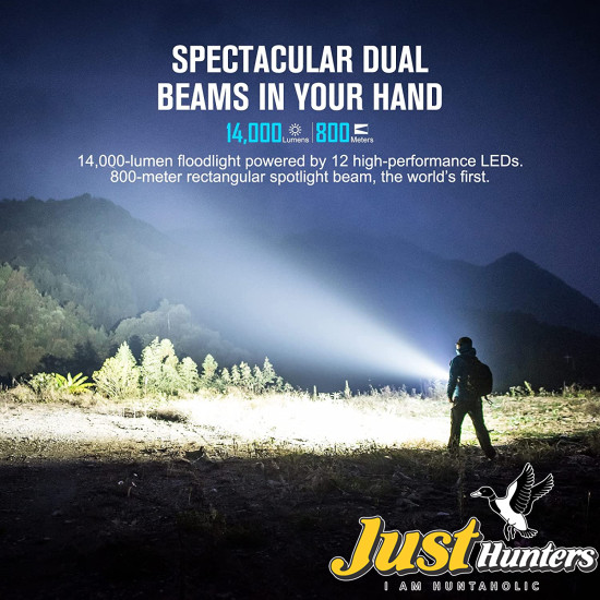 OLIGHT Marauder 2 Rechargeable Flashlight 14,000 Lumens Ultra Bright Flashlight OLIGHT Marauder 2 Rechargeable Flashlight 14,000 Lumens Ultra Bright Flashlight