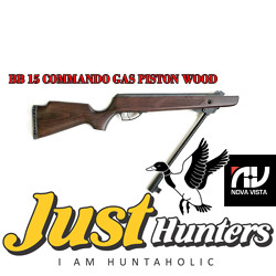 NOVA VISTA BB15 COMMANDO AIR GUN 5.5MM/0.22 Cal. with GAS PISTON Wooden