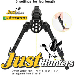 Two-Piece V9 Split Bipod for M-LOK Handguard Rifle Bipods Tactical 7.5-9 Inches