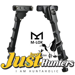 Two-Piece V9 Split Bipod for M-LOK Handguard Rifle Bipods Tactical 7.5-9 Inches