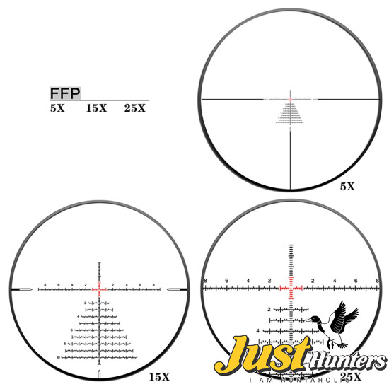 Discovery Optics ED 5-25X56 FFP Scope with Zerostop