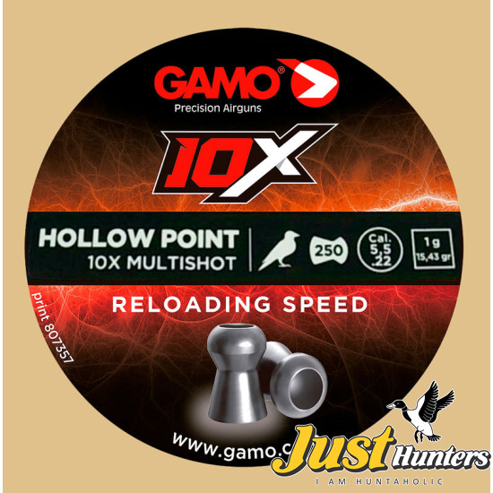 GAMO HOLLOW POINT 10X MULTISHOT PELLET