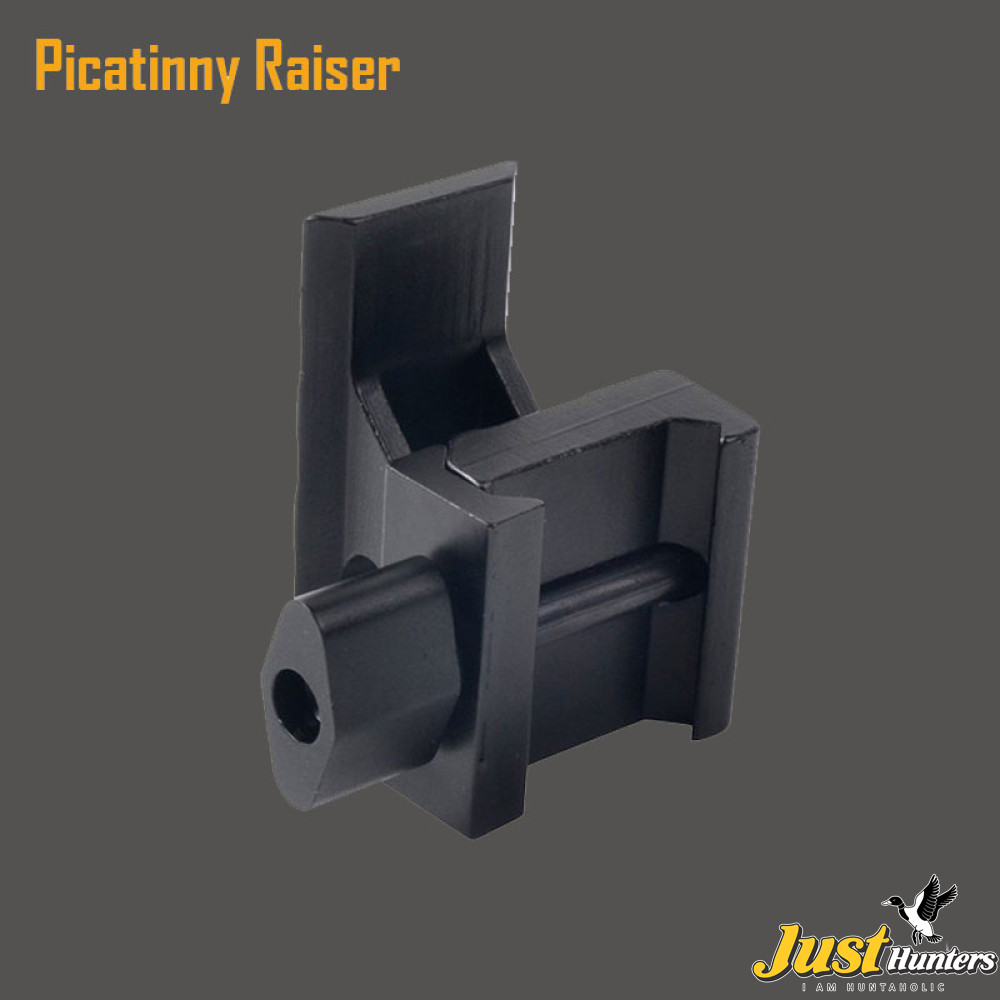 High Profile Compact Picatinny Rail Riser Mount for Red Dot Reflex ...