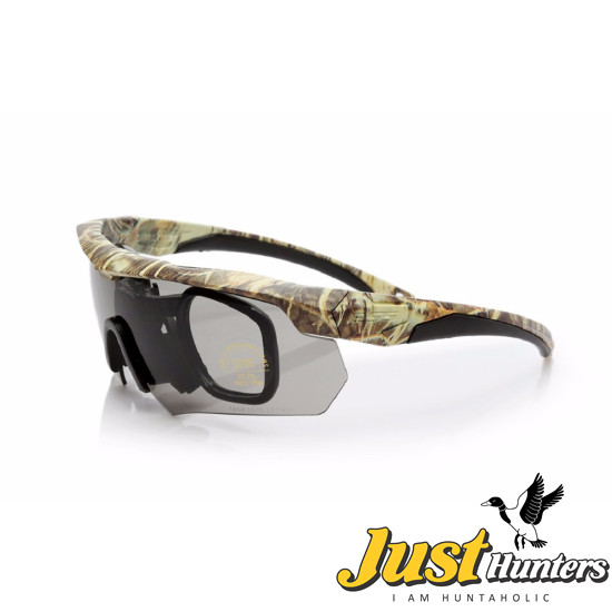 ESS Crossbow Camouflage Shooting Sunglasses 3 Lens UV400