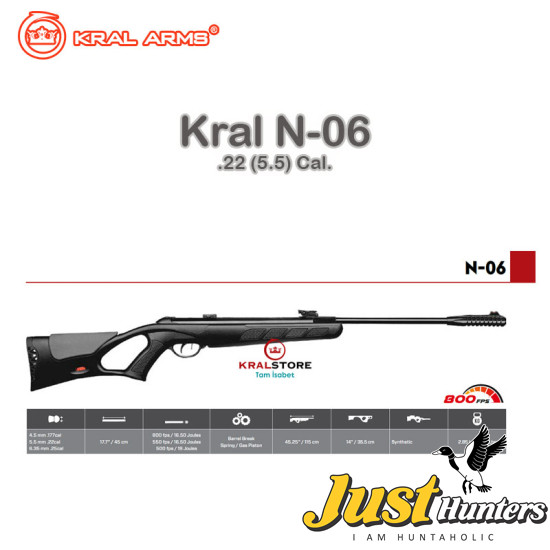 Kral Arms Airgun N-06 Cal .22