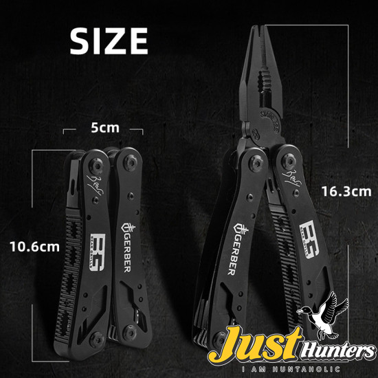 Gerber 11 in 1 Multifunctional Tool Pliers Portable Stainless Steel Folding Knife Pliers Outdoor Camping EDC Survival Tool