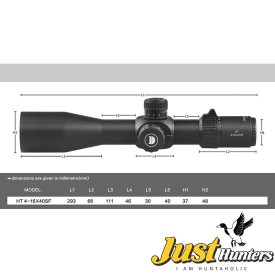 DISCOVERY OPTICS HT 4-16X40SF FFP SCOPE