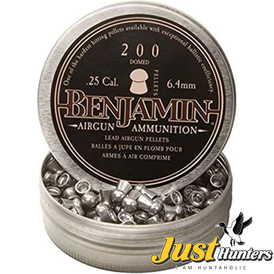 Benjamin Domed Pellets .25 Caliber, 27.8 Grains