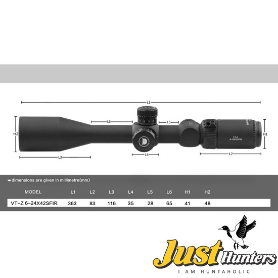 Discovery Optics VT-Z 6-24X42 SFIR Scope