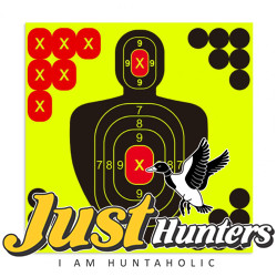 10 Pcs Shooting Target Papers Adhesive Shots Target Papers Stickers Fluorescent