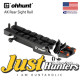 ohhunt AK 47/74 and Saiga Rear Sight Rail Mount with Fiber Optic for Red Dot Sight