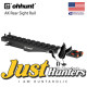 ohhunt AK 47/74 and Saiga Rear Sight Rail Mount with Fiber Optic for Red Dot Sight