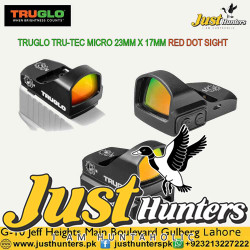 TRUGLO Tru-Tec Micro 23mm x 17mm Lightweight Compact Parallax Free Waterproof Fogproof Shock Resistant Aluminum Adjustable Idle Auto-Off 4 Post Mount Red Dot Sight