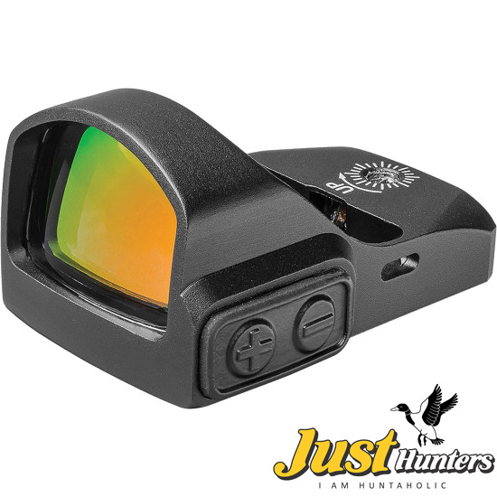 TRUGLO Tru-Tec Micro 23mm x 17mm Hunting Shooting Durable Lightweight Compact Parallax Free Waterproof Fogproof Shock Resistant Aluminum Adjustable Idle Auto-Off 4 Post Mount Red Dot Sight