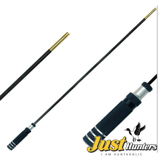 Gun Cleaning Rod One Piece Long Carbon Fiber Rotating Handle 5mm and 7mm