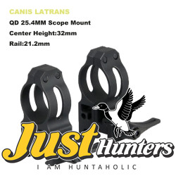 Canis Latrans 25.4mm Scope Mount for Picatinny Rail