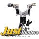 Slingshot of Resin Flat Rubber Band Hunting Shooting Catapult with Laser