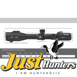 DISCOVERY OPTICS HS 6-24X44 SFIR FFP SCOPE