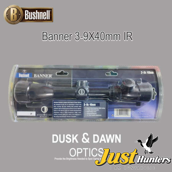 Bushnell Banner 3-9X40mm IR Dusk and Dawn Optics