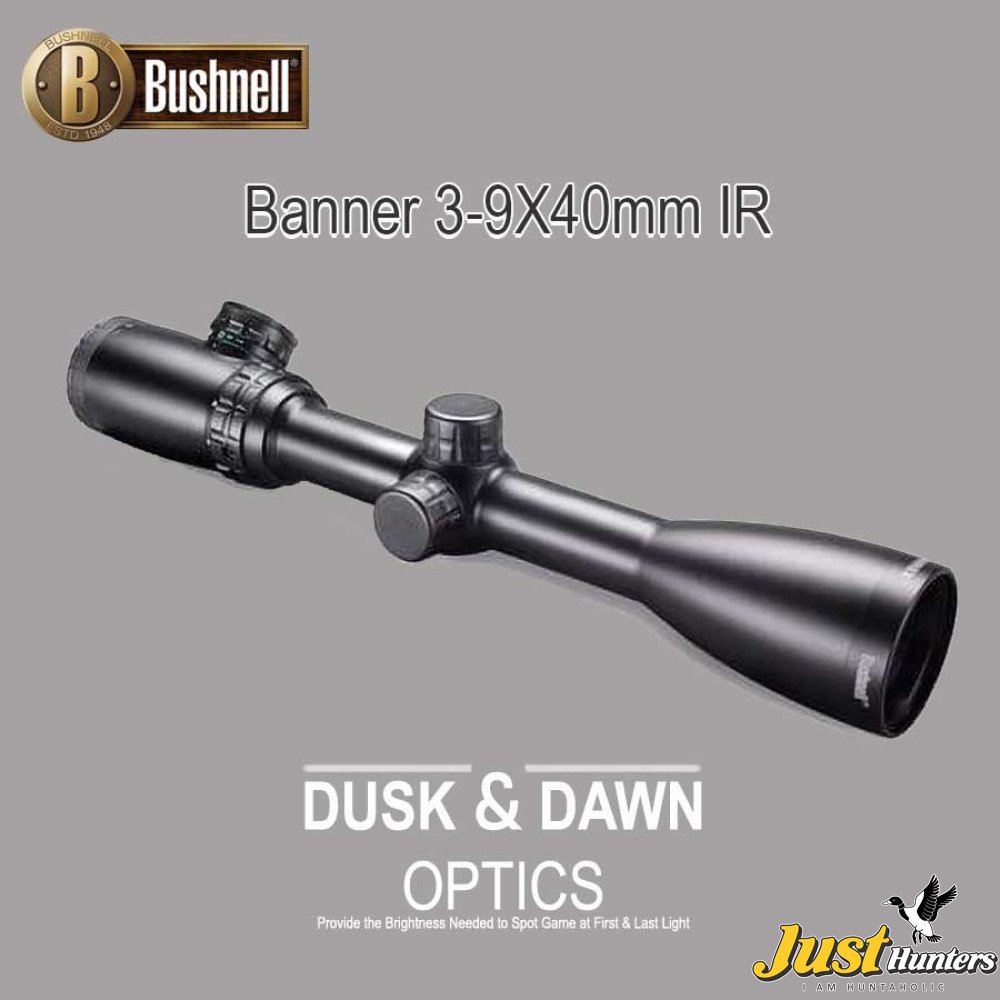 Bushnell Banner 3-9X40mm IR Dusk & Dawn Optics - Hunting, Shooting ...