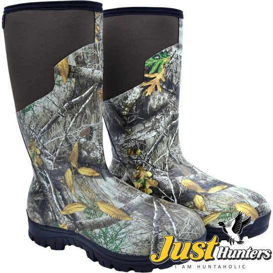 Habit Outdoor Realtree Men’s 800gram Insulated 15" Waterproof Rubber Boots