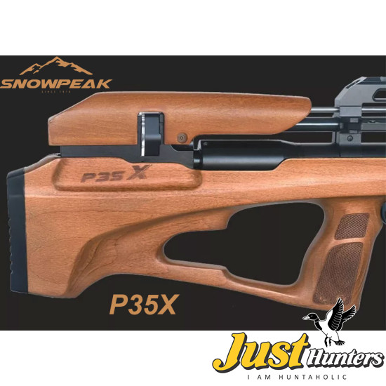 Snowpeak P35X Wood Air Rifle .22 Cal. with Power Plenum