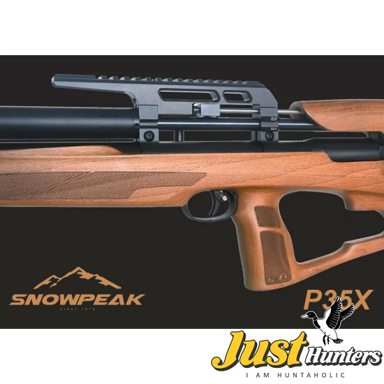 Snowpeak P35X Wood Air Rifle .22 Cal. with Power Plenum