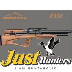 Snowpeak P35X Wood Air Rifle .22 Cal. with Power Plenum