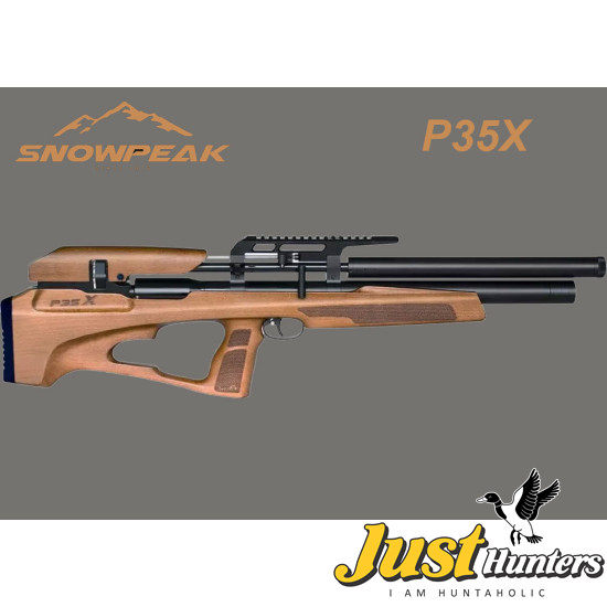 Snowpeak P35X Wood Air Rifle .22 Cal. with Power Plenum