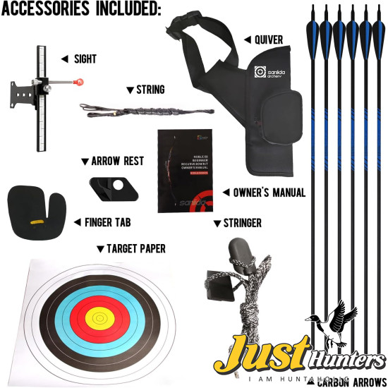Sanlida Archery Noble Beginner & Intermediate Recurve Bow Kit International Version Sanlida Archery Noble Beginner & Intermediate Recurve Bow Kit International Version