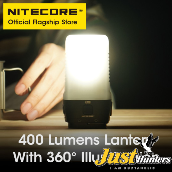 NITECORE 3-in-1 LR70 Camping Lantern USB-C Rechargeable Flashlight