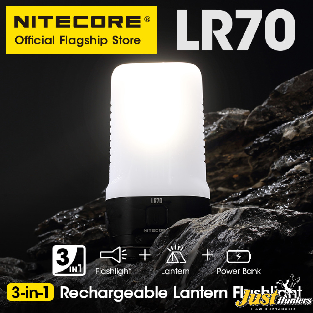 Nitecore LR70 3 in 1 Rechargeable Lantern Flashlight