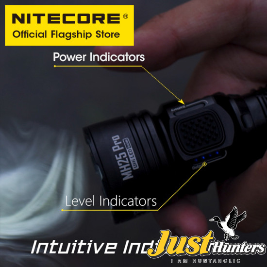 NITECORE MH25 Pro Flashlight USB-C Rechargeable