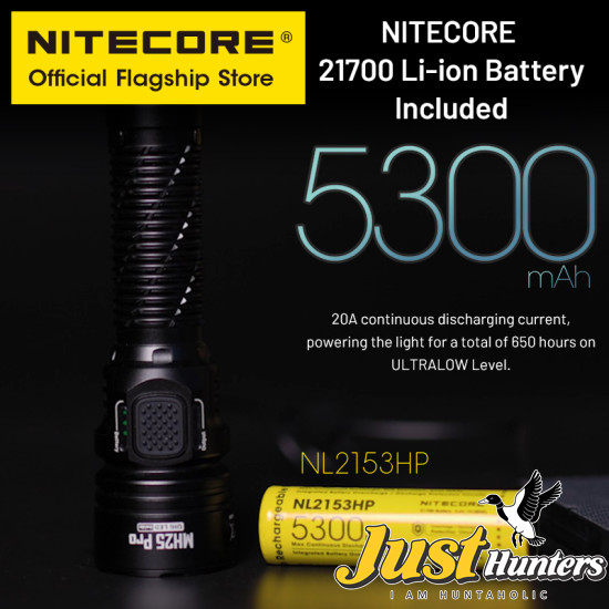 NITECORE MH25 Pro Flashlight USB-C Rechargeable