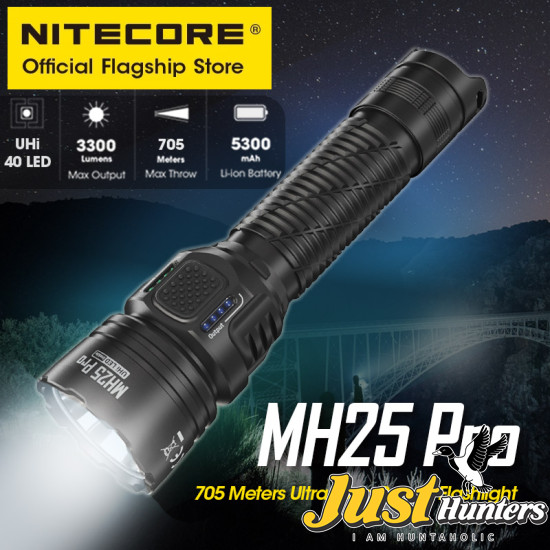 NITECORE MH25 Pro Flashlight USB-C Rechargeable