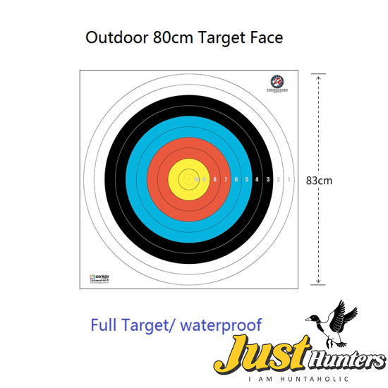 Sanlida Archery X10 Polyster Waterproof Target Face 83cm 10 Rings