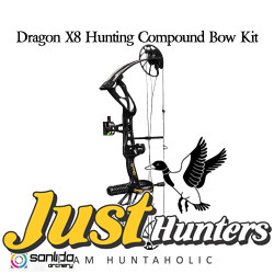 Sanlida Archery Dragon X8 60lbs Black Basic Kit Sanlida Archery Dragon X8 60lbs Black Basic Kit