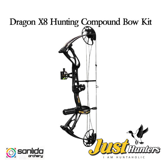 Sanlida Archery Dragon X8 60lbs Black Basic Kit