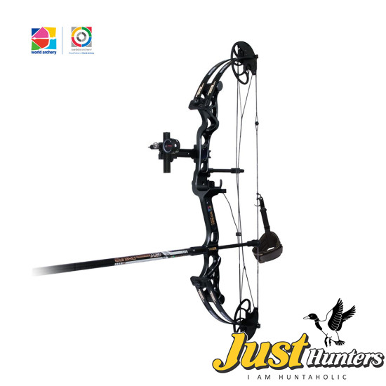 Sanlida Archery Hero X8 Beginner Target Compound Bow Basic Kit Black