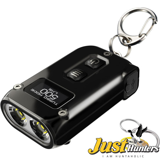 Nitecore TINI2 SS Keychain Flashlight, 500 Lumen USB-C Rechargeable