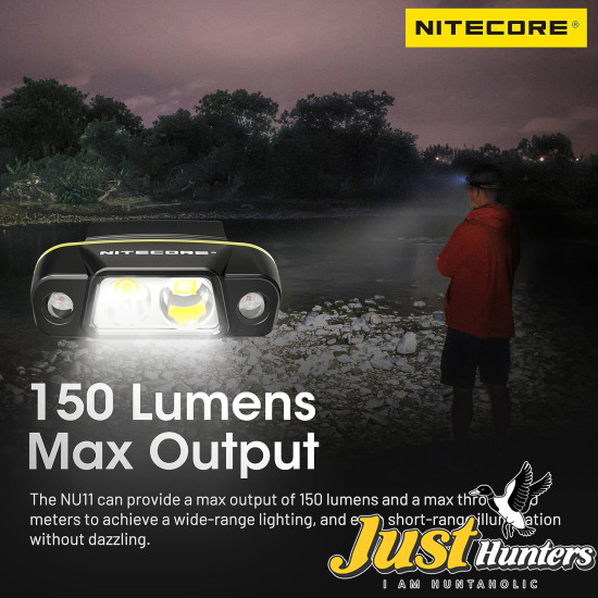 Nitecore NU11 Cap Light 150 Lumens Intelligent IR Sensor Clip-on Rechargeable Tag