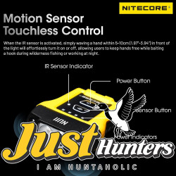 Nitecore NU11 Cap Light 150 Lumens Intelligent IR Sensor Clip-on Rechargeable Tag