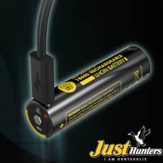 NITECORE NL1836R 3600mAh High Performance Built-in type-C Charging Port - 18650